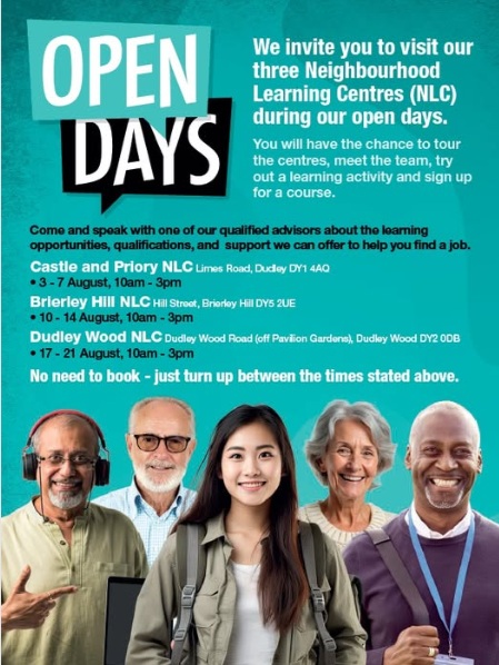 Castle and Priory Neighbourhood Learning Centre - Open Days